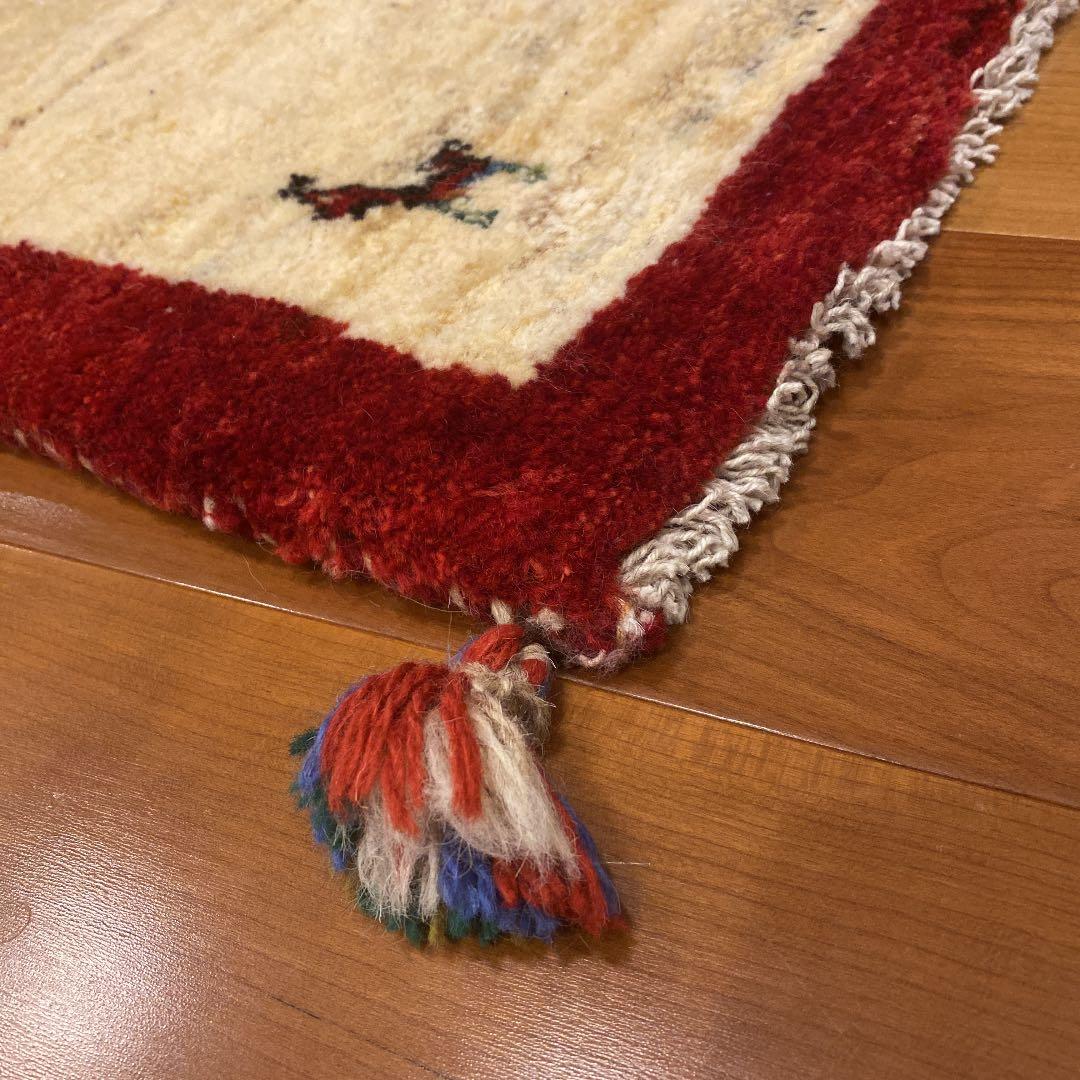 玄関マット　ペルシャギャッベ (ギャベ) カーペット　敷物　アクセントラグ