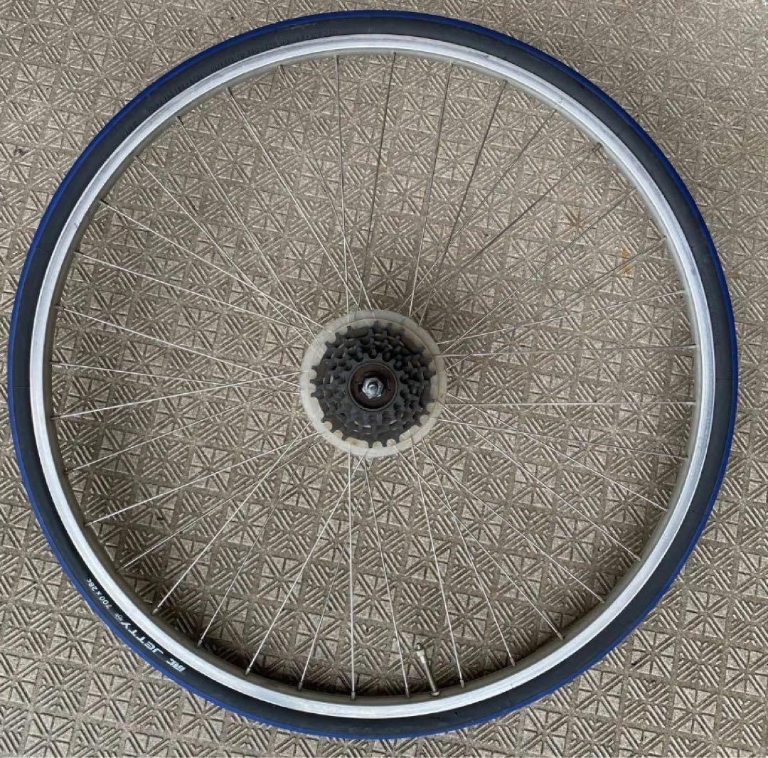 【超希少】ブリヂストンGRANDTECH 700C(GR-27)　ホイール　後輪
