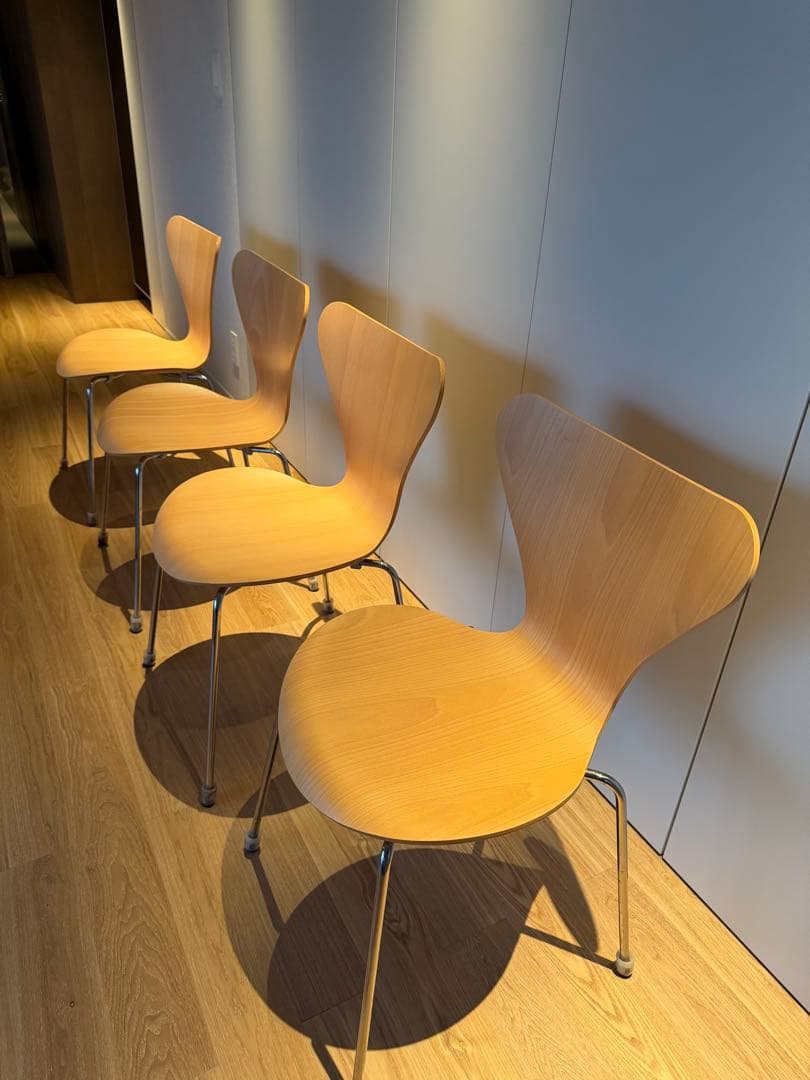 正規品 Fritz Hansen セブンチェア ビーチ 4脚セット