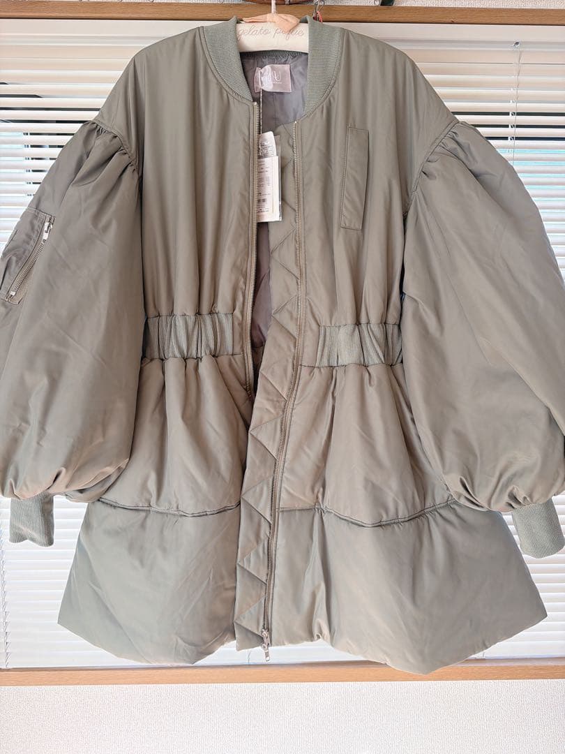 LA BELLE ETUDE パッファーボリュームAラインミドルコート