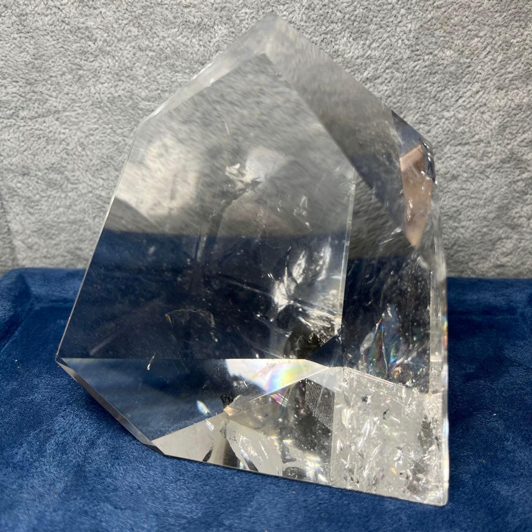 高品質水晶フリーフォーム　透明度最高　ブラジル産507g