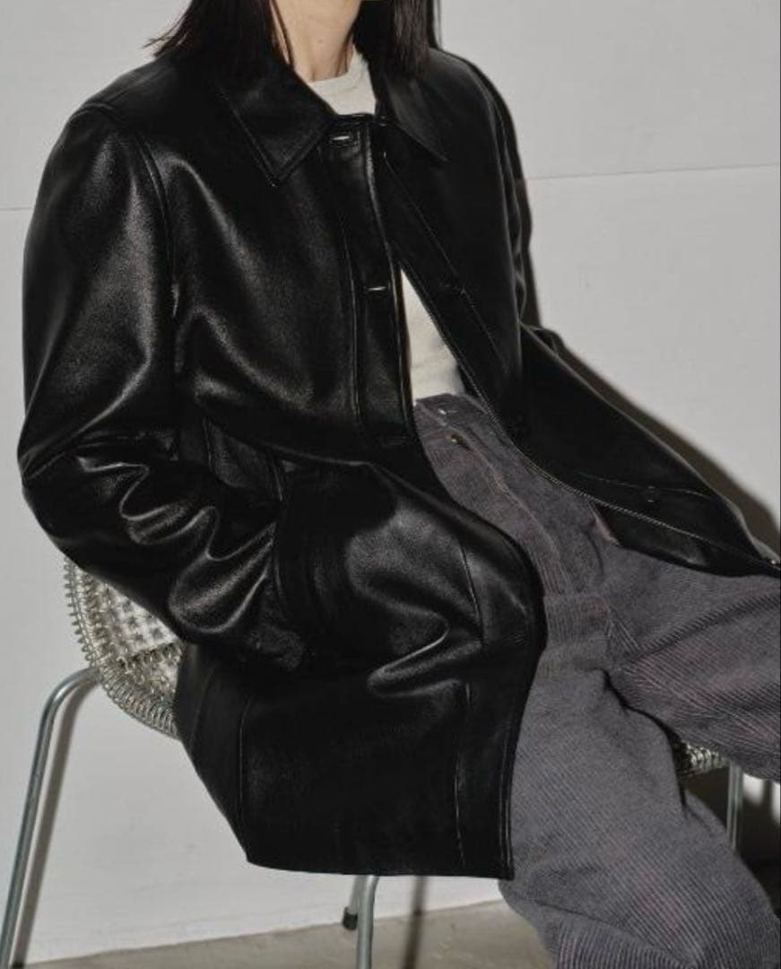 ジャケット・アウター todayful Ecoleather Soutiencollar Jacket