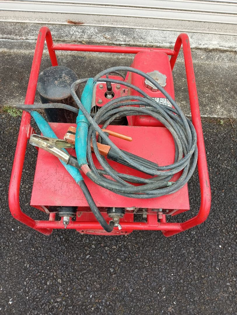 送料込　新ダイワ　実働品　エンジン発電溶接機　アクションウェルダーEW302D