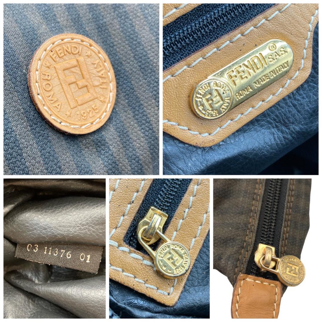 【大容量】　FENDI フェンディ　ボストンバッグ トートバッグ　ペカン