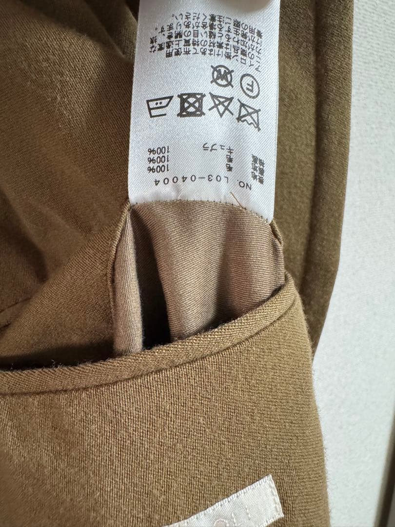 comoli 17awウール中綿タイロッケンコート サイズ2