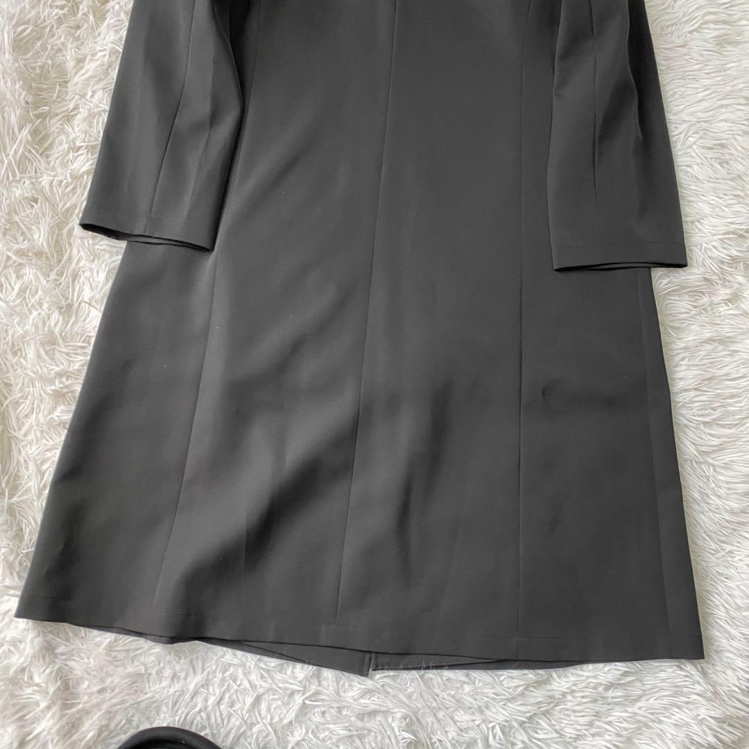 SOIR PERLE ライナー付き フォーマル ロングコート ステンカラー 9号