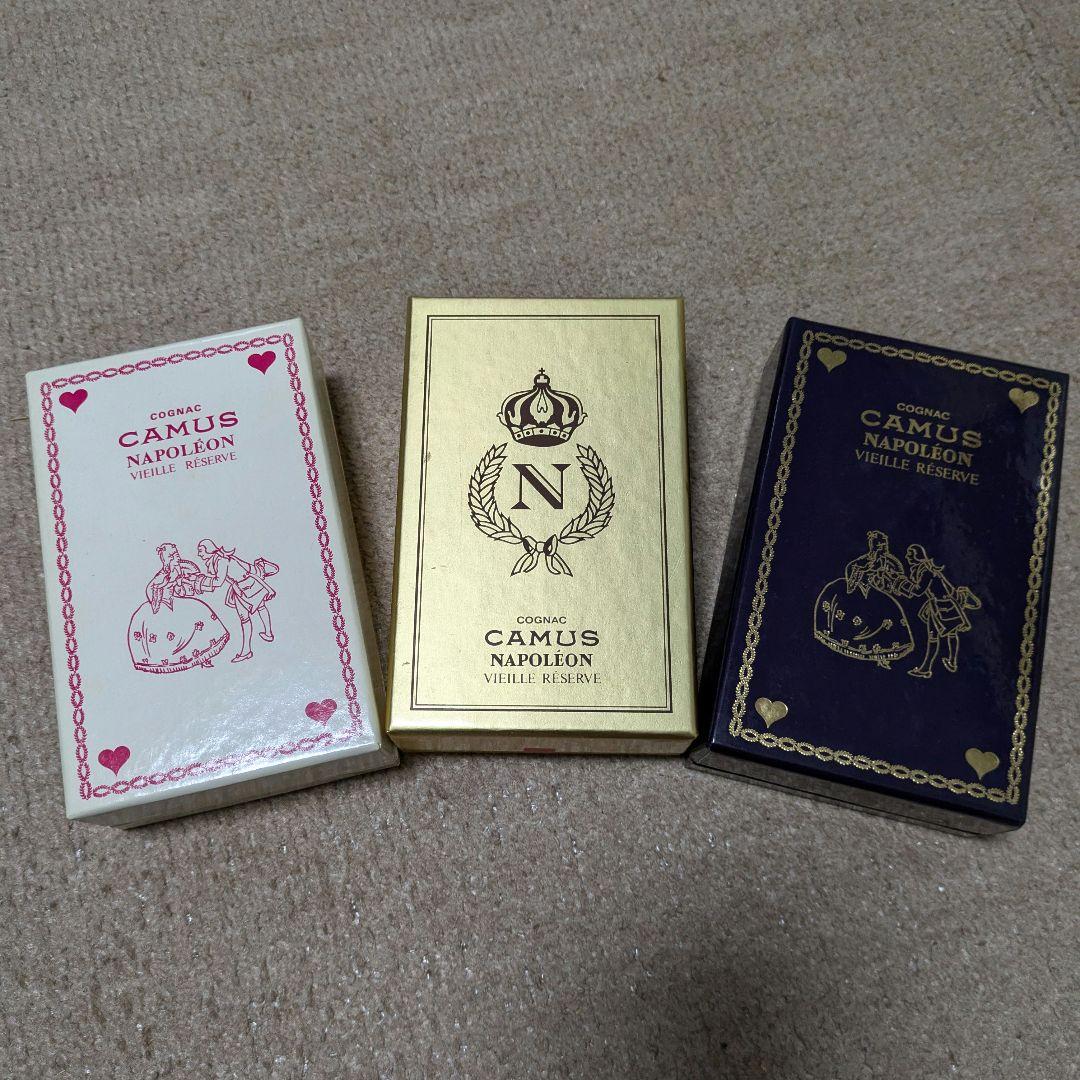 未開封 cognac CAMUS NAPOLEON ブックミニボトル3種
