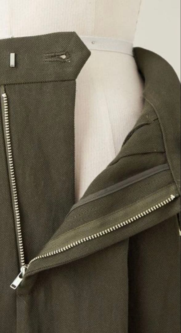 2点セット コンテ conte ペーパー ジャケット タックパンツ 辺見えみり