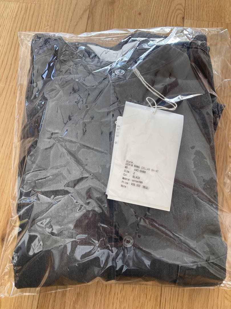 ANCELLM アンセルムDENIM BAND COLLAR SHIRT 新品