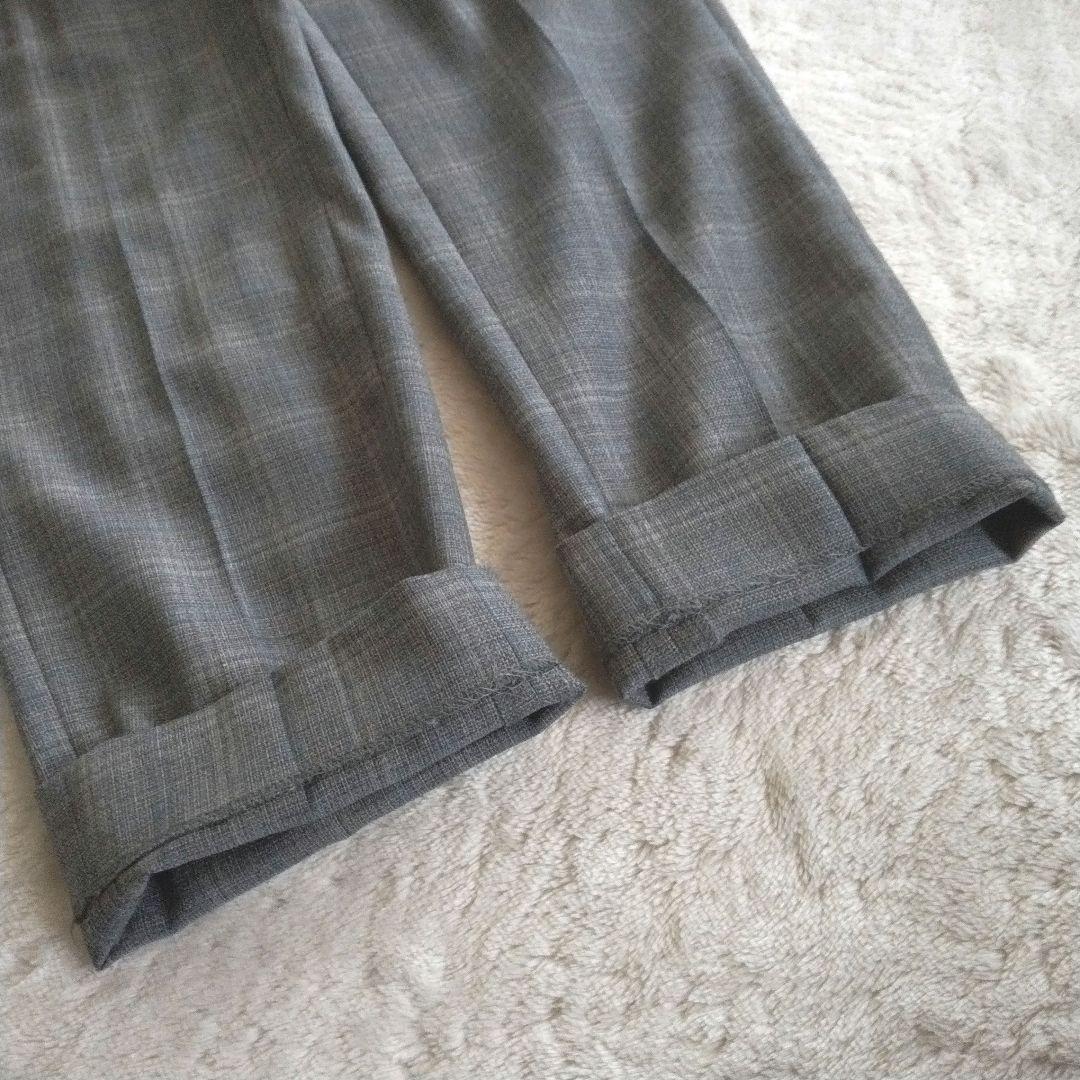 【REDA スーツカンパニー】大きいサイズ 42　チェック パンツ スーツ 1B