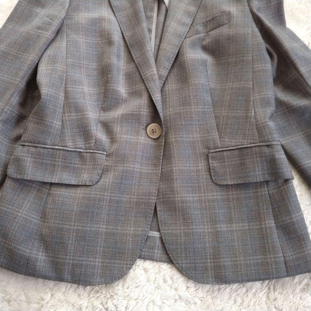 【REDA スーツカンパニー】大きいサイズ 42　チェック パンツ スーツ 1B