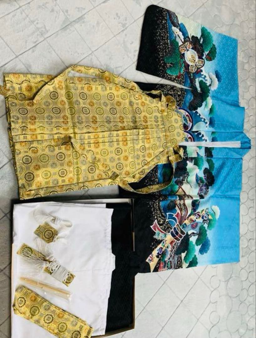 七五三　3歳5歳　男の子　着物　一式セット