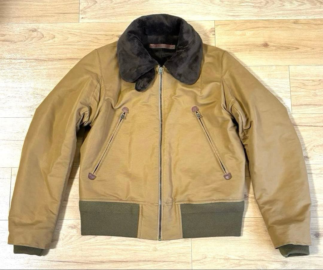 美品 HAVERSACK フライトジャケット ベージュ Mサイズ ミリタリー