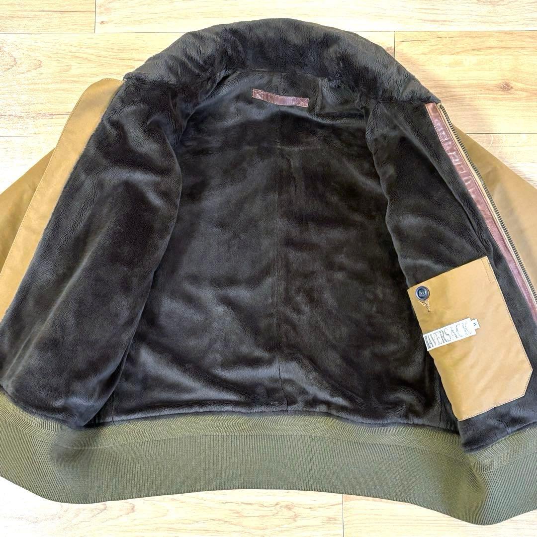 美品 HAVERSACK フライトジャケット ベージュ Mサイズ ミリタリー