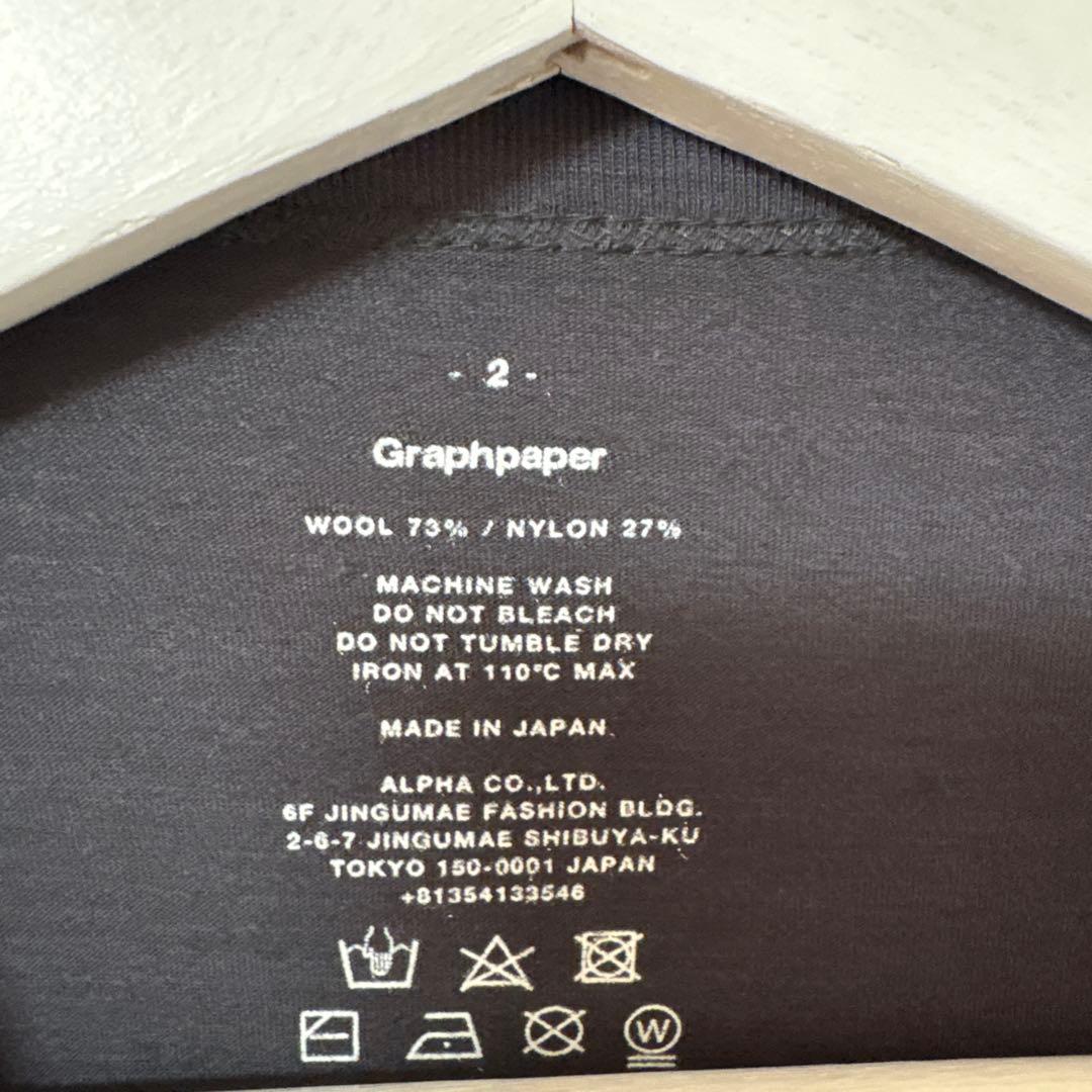 トップス graphpaper Wool Cordura L/S Tee - GRAY