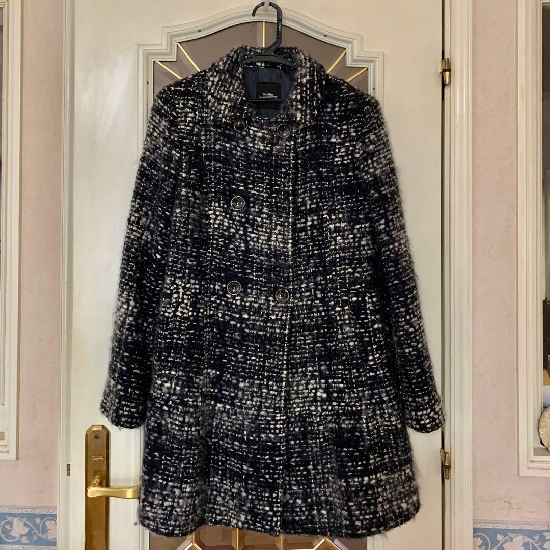 Max Mara WEEKEND LINE ウールAラインモヘアコート