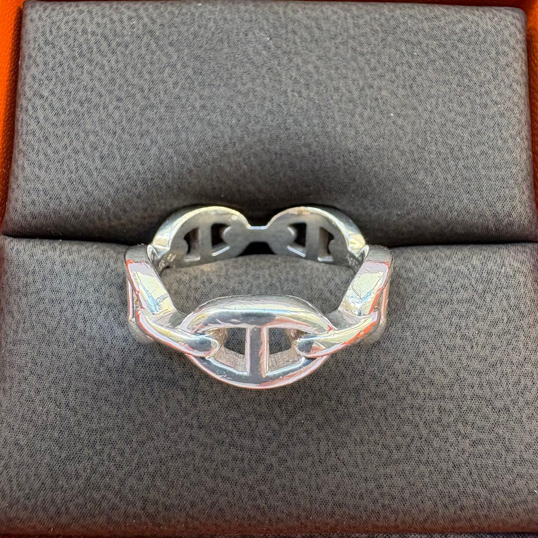 HERMES シェーヌダンクル アンシェネ リング 58