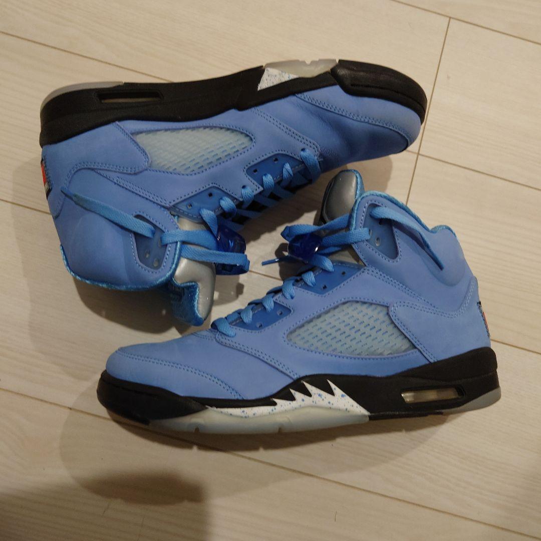 靴 nike air jordan5 unc