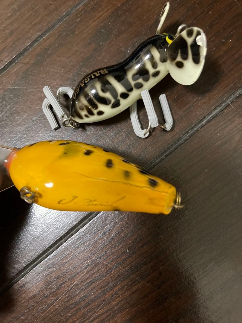 バルサ50 クランクベイト西岡サイン付きとラージーマウス　当時物