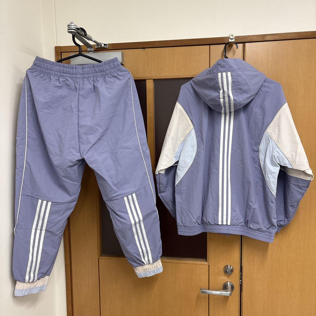 新品　adidas 上下セット　ウィンドブレーカー　ウーブン素材　アディダス