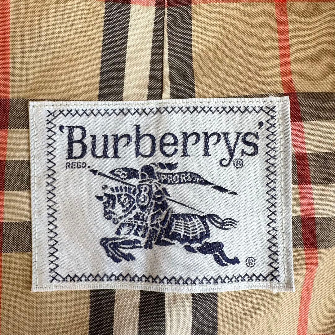 バーバリーズ 白タグ トレンチコート ワッシャー加工 ノバチェック 9AR M