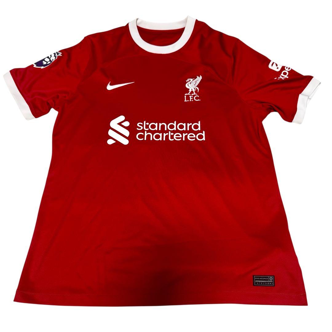 リヴァプール 23/24 サイン入り　ユニフォーム　遠藤航 #3 優勝　L