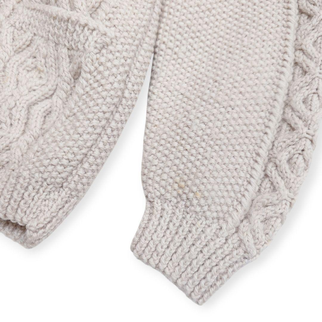 【茶タグ】INVERALLAN インバーアラン 3A 襟付き カーディガン