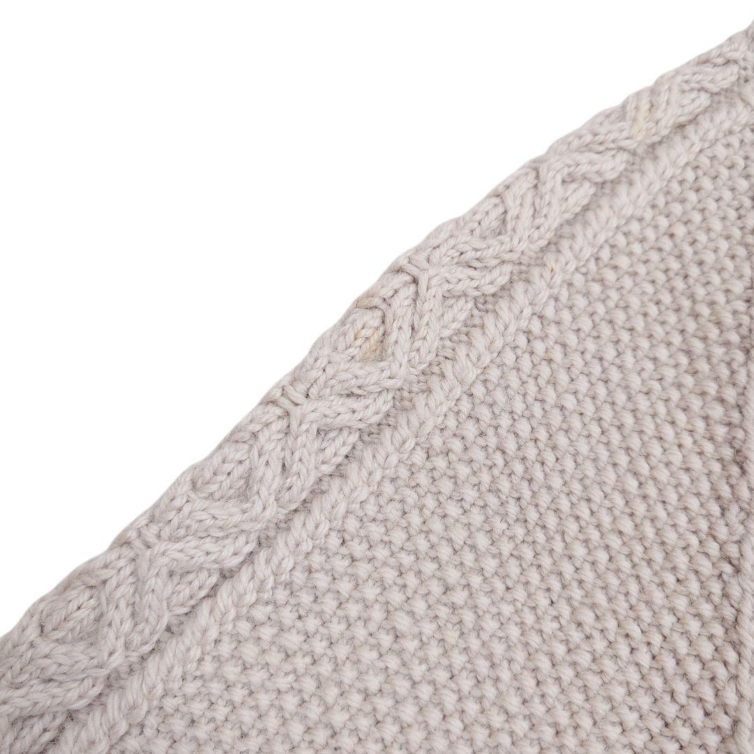 【茶タグ】INVERALLAN インバーアラン 3A 襟付き カーディガン