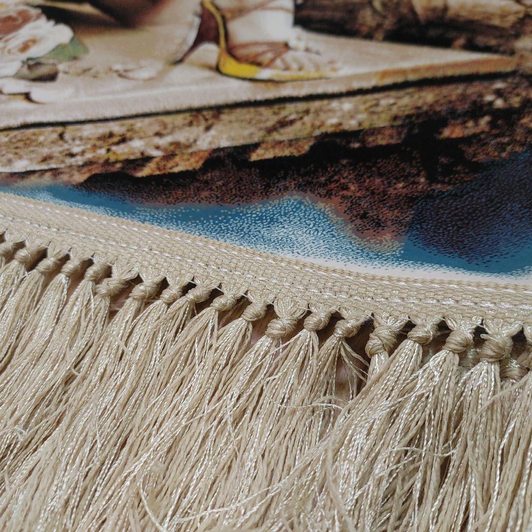 新品 機械織り ペルシャ絨毯 絵画絨毯 100x70 タペストリー 　エンジェル