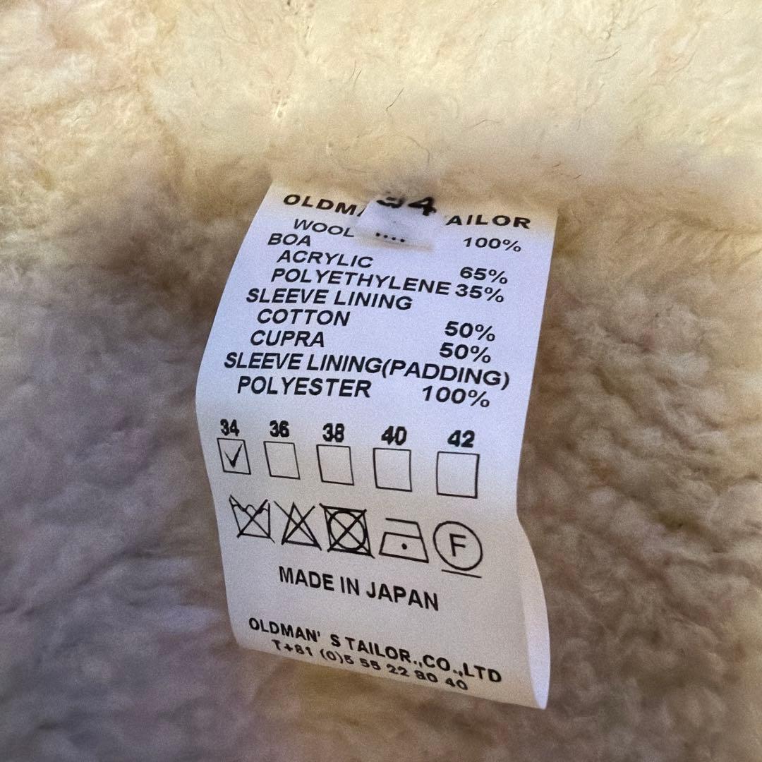 OLD MAN'STAILOR ボアブルゾン