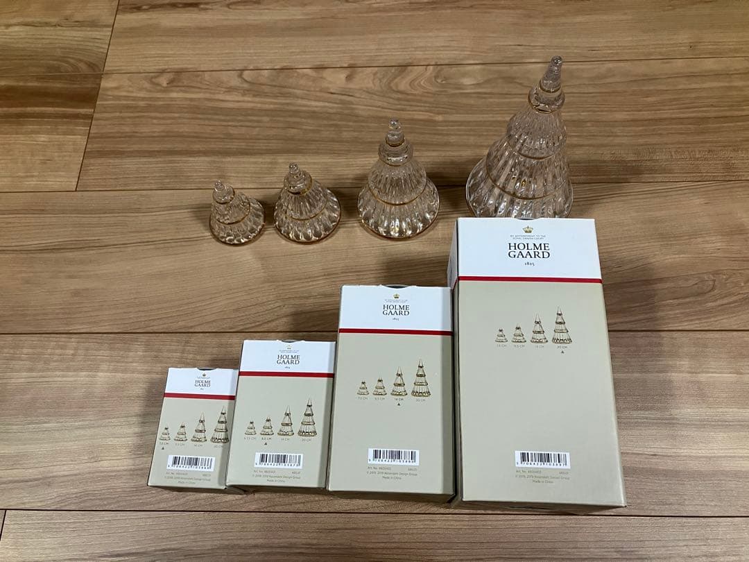 HOLME GAARD GLASS TREE ホルムガード ツリー 4点セット