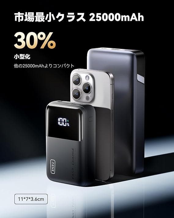 INIU Power Bank P63-E1 モバイルバッテリー