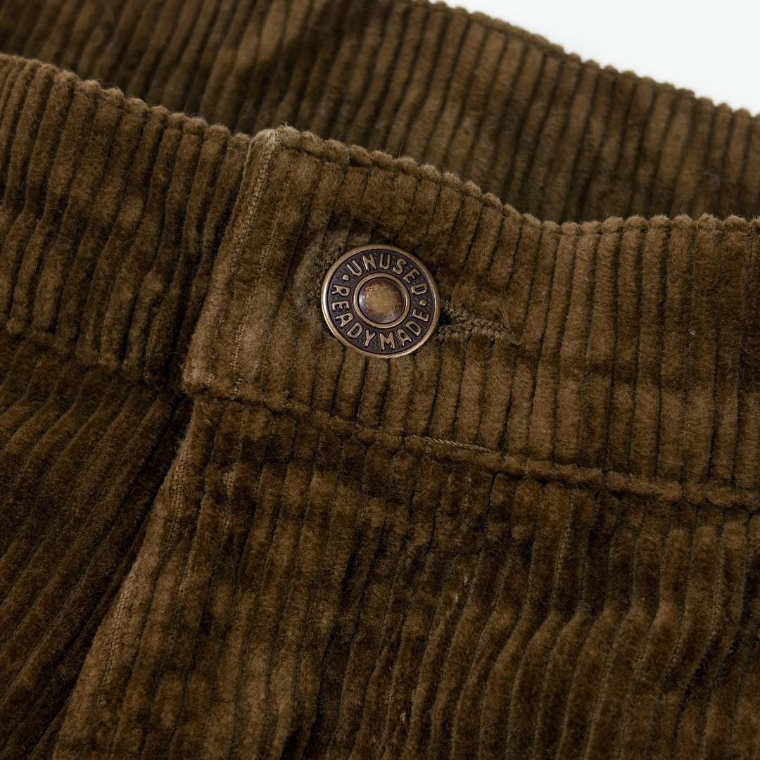 美品 UNUSED 24AW コーデュロイ スイッチングパンツ UW1135 4