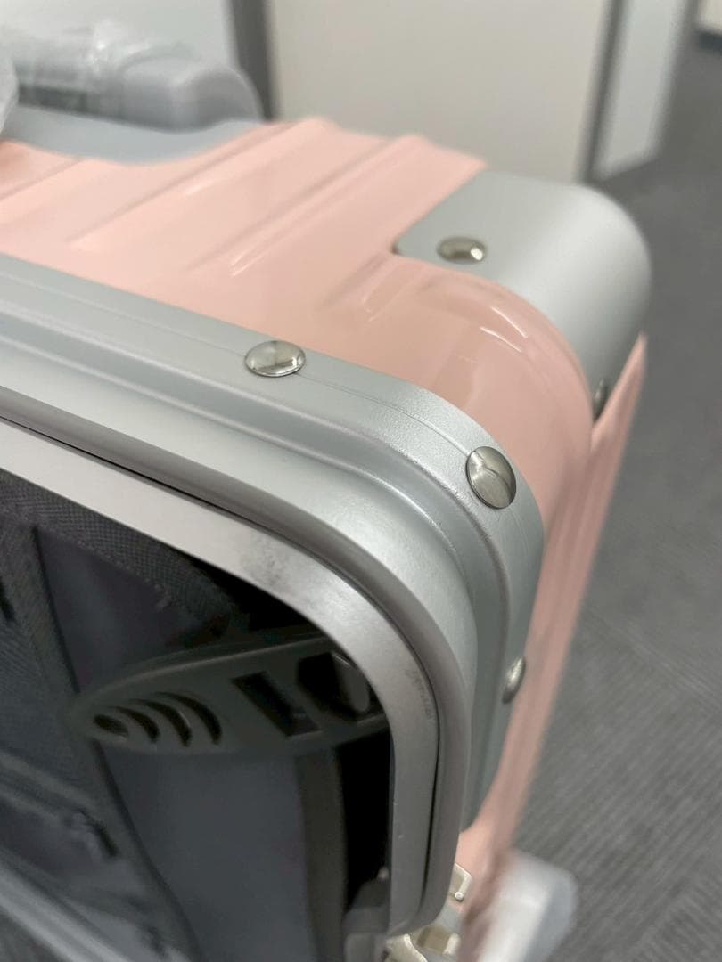 リベティ多機能キャリーケース【エナメルピンクSサイズ】75
