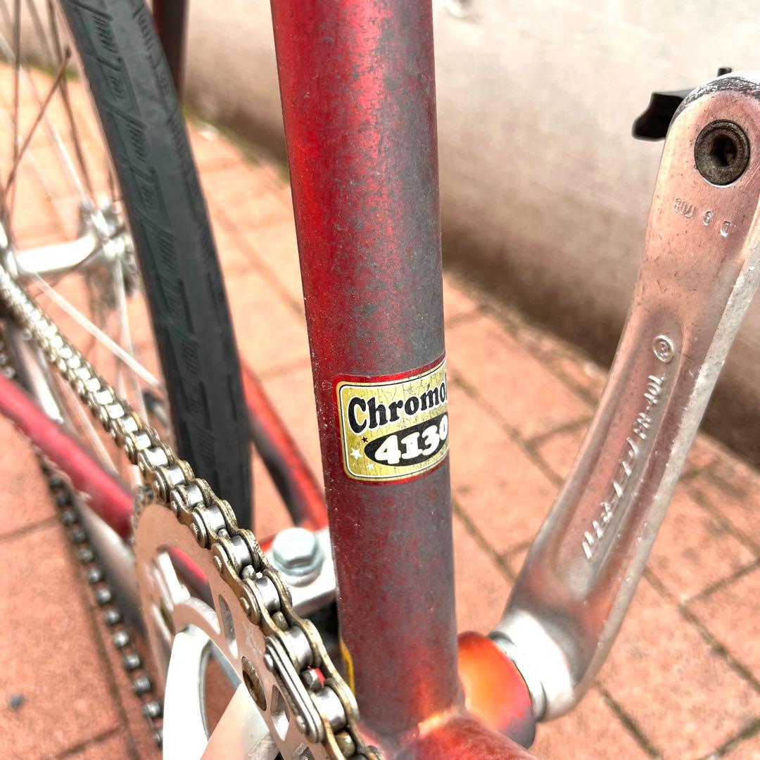 レア車体 cycroc flat1 シングル RED 485 ミニベロ