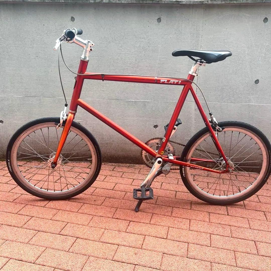 レア車体 cycroc flat1 シングル RED 485 ミニベロ