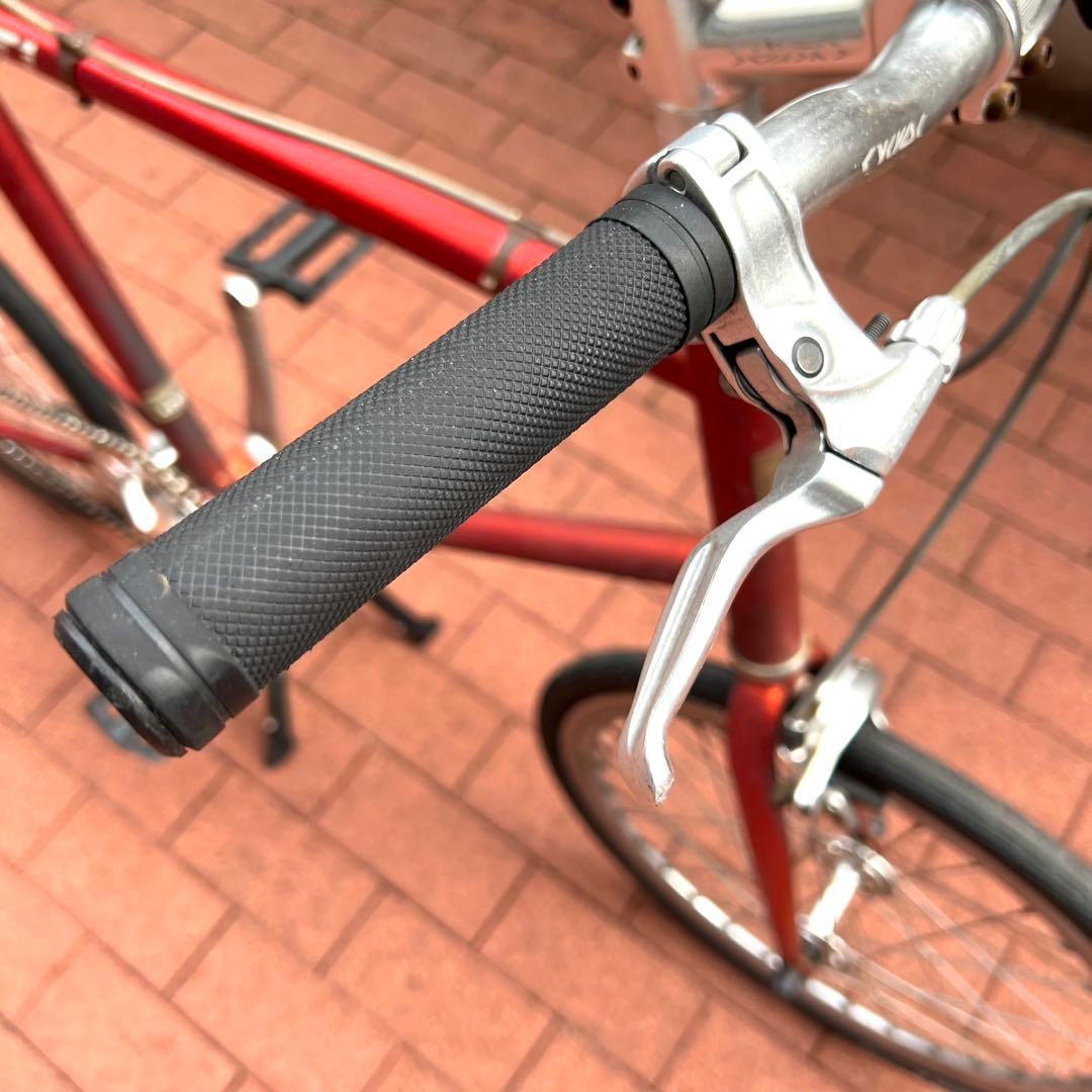 レア車体 cycroc flat1 シングル RED 485 ミニベロ