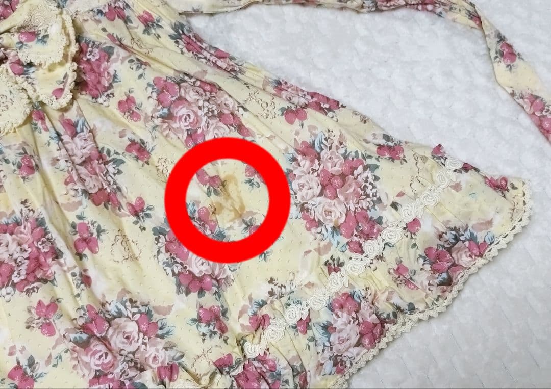 ヴィクトリアンシュガーブーケ柄ローズレースJSK 生成