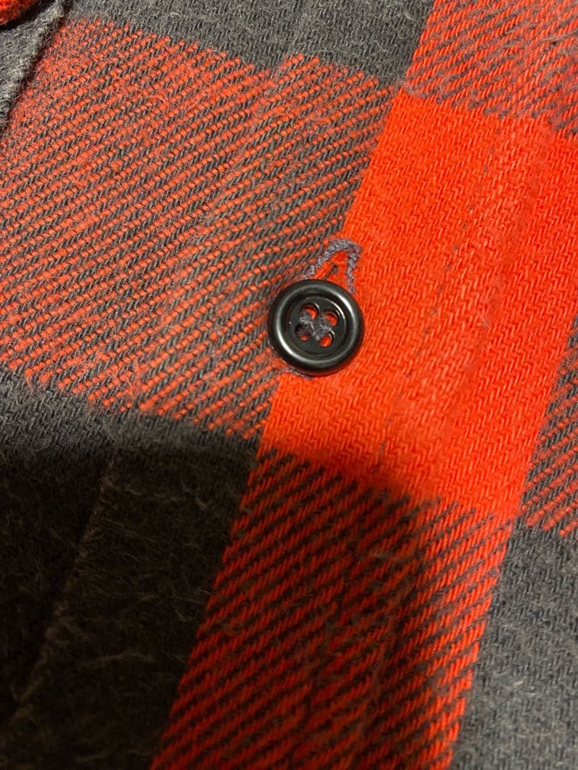 ★雰囲気抜群‼️神サイズ★80s USA製 FIVEBROTHER ヘビネル 赤黒