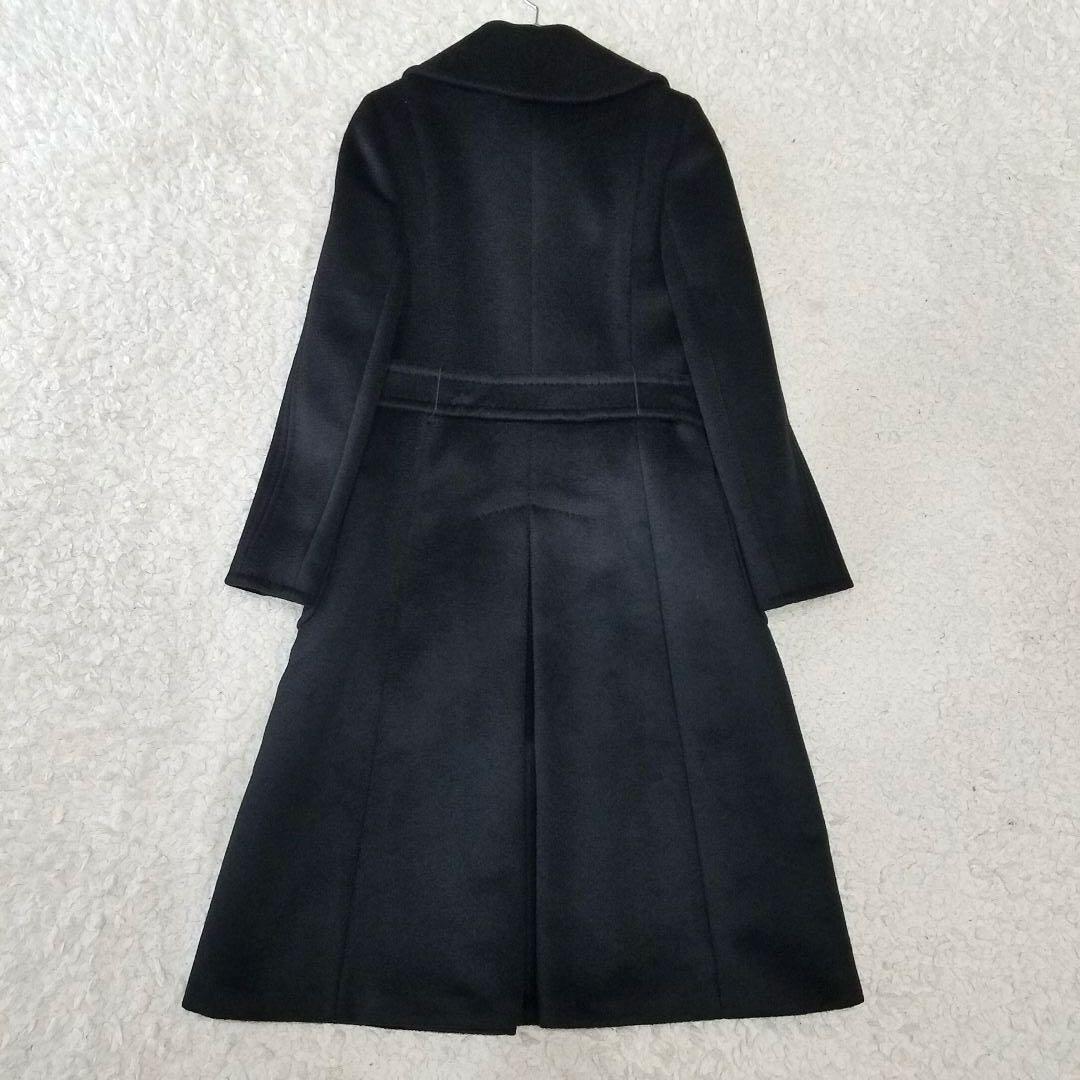 美品✨マックスマーラ 最高級白タグ ロングコート 大きいサイズ タッセルベルト