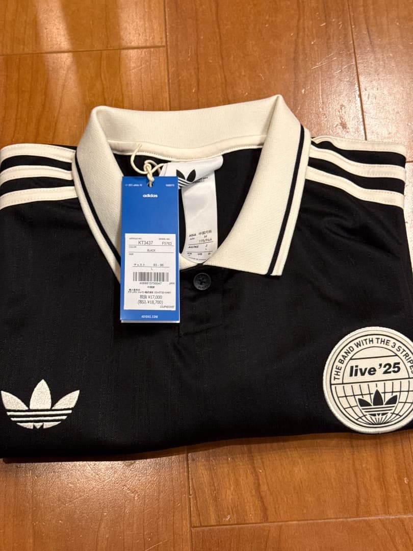 【未使用】adidas originals oasis ゲームシャツ L