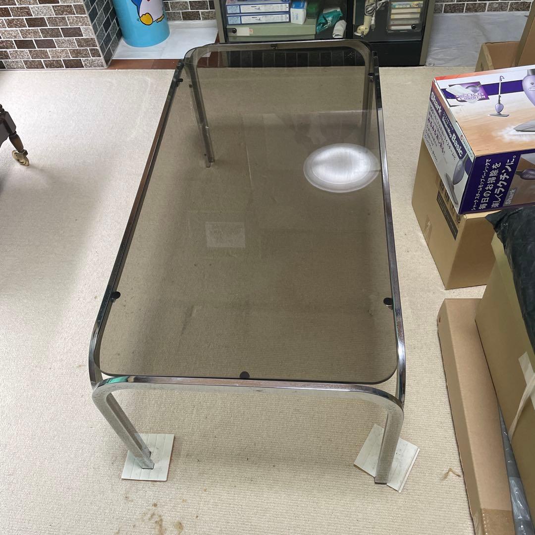 昭和レトロ　アンティーク　ヴィンテージ　ガラステーブル