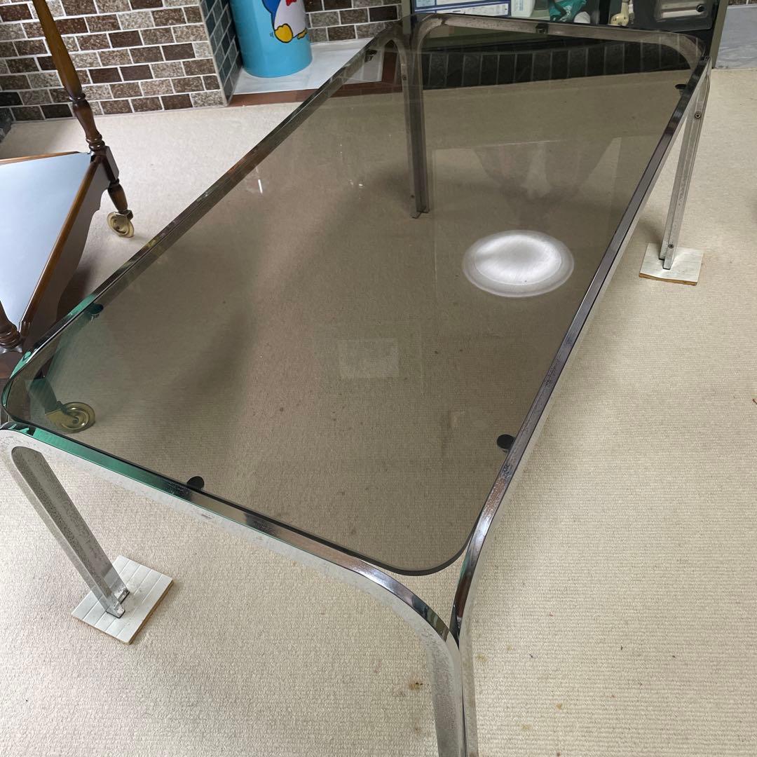 昭和レトロ　アンティーク　ヴィンテージ　ガラステーブル