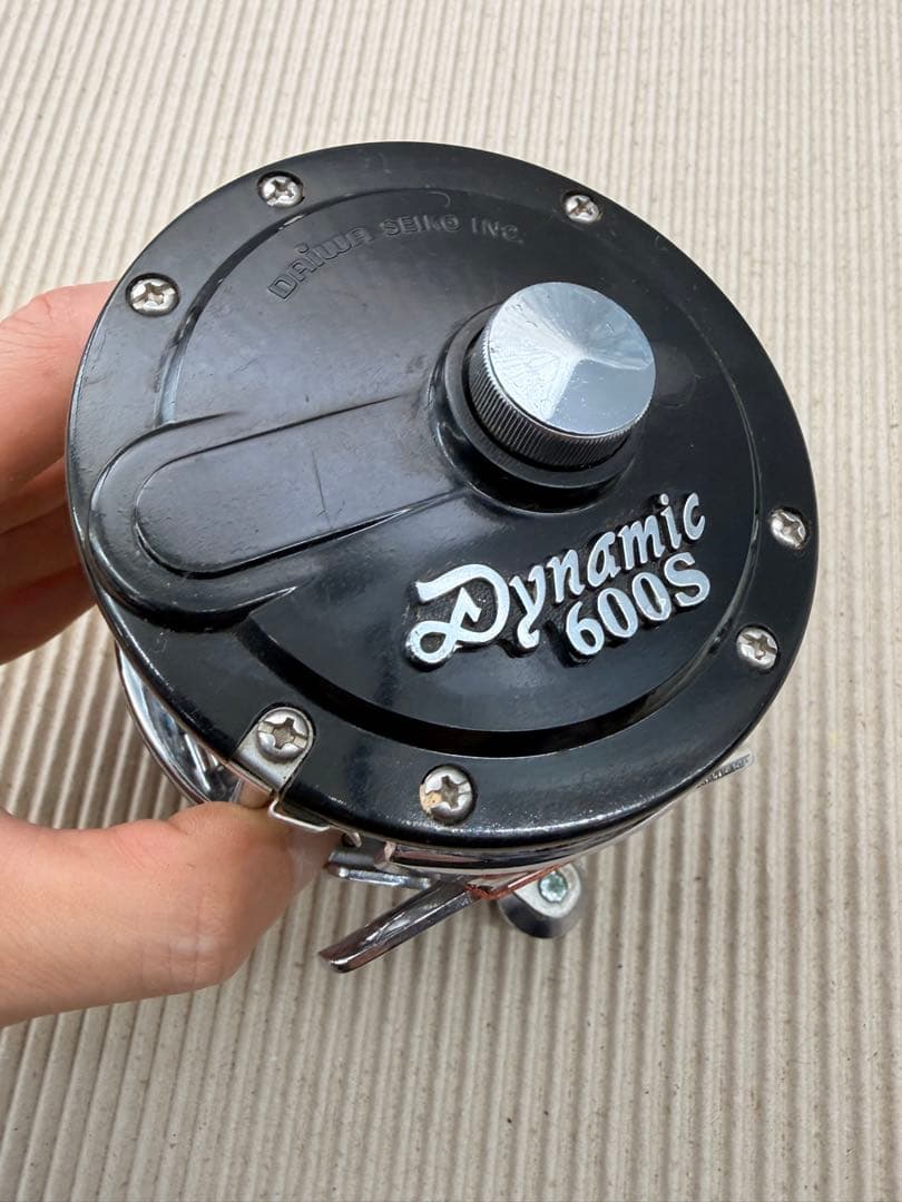 DAIWA Dynamic 600S オールド ダイワ丸型ベイトリール 動作OK