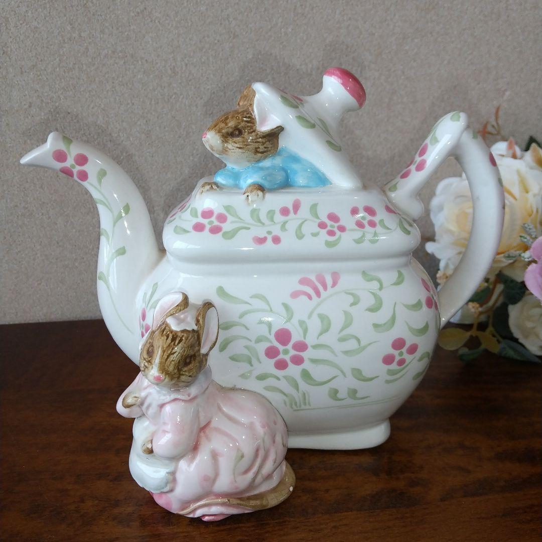 【レア】グロースターの仕立て屋 ティーポット型オルゴール \