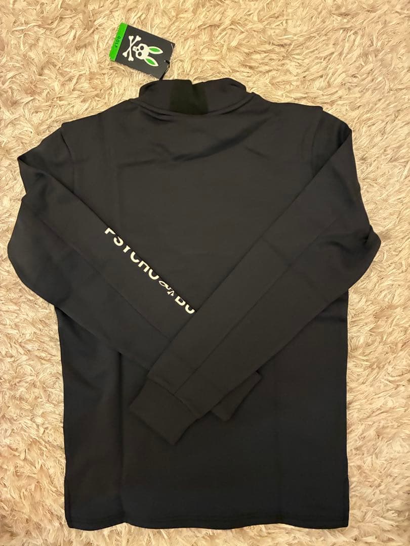 サイコバニーゴルフ　裏起毛長袖モックネック　M