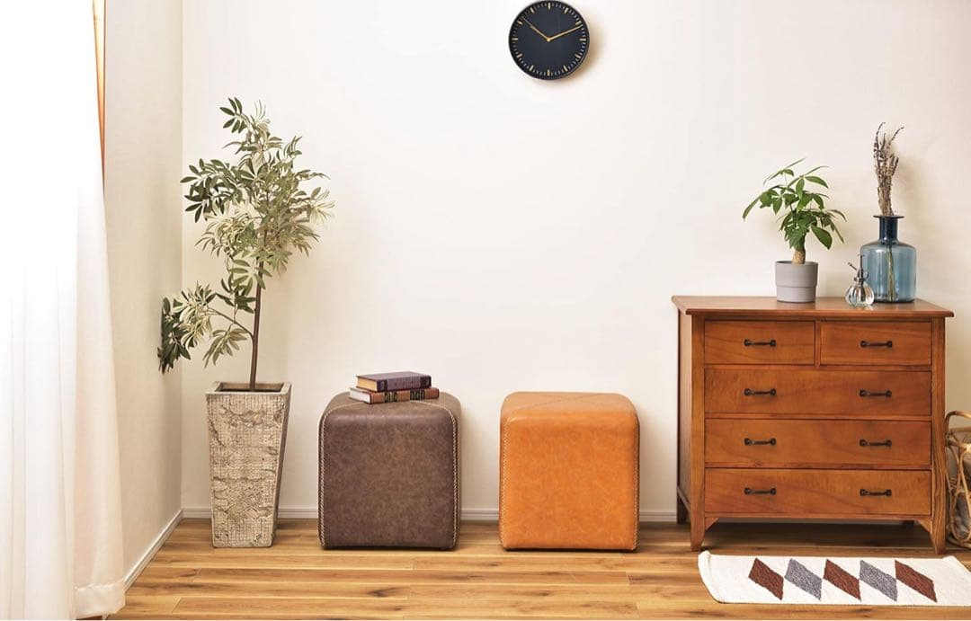 新品　東谷 スツール ブラウン キャメル 2個セット