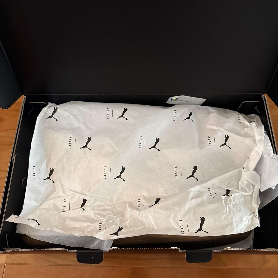 PUMA 27.5cmスピードキャットレザーホワイト スニーカー