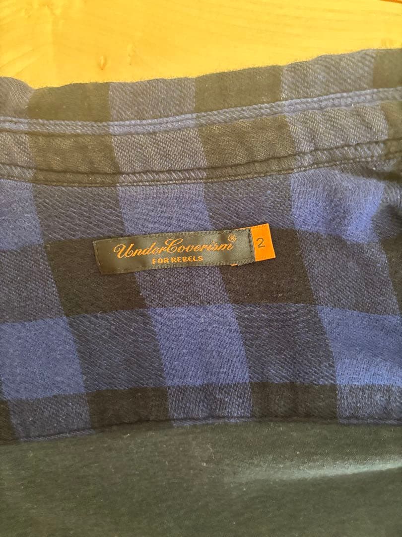 undercover ドッキング チェックシャツ ネルシャツ T期