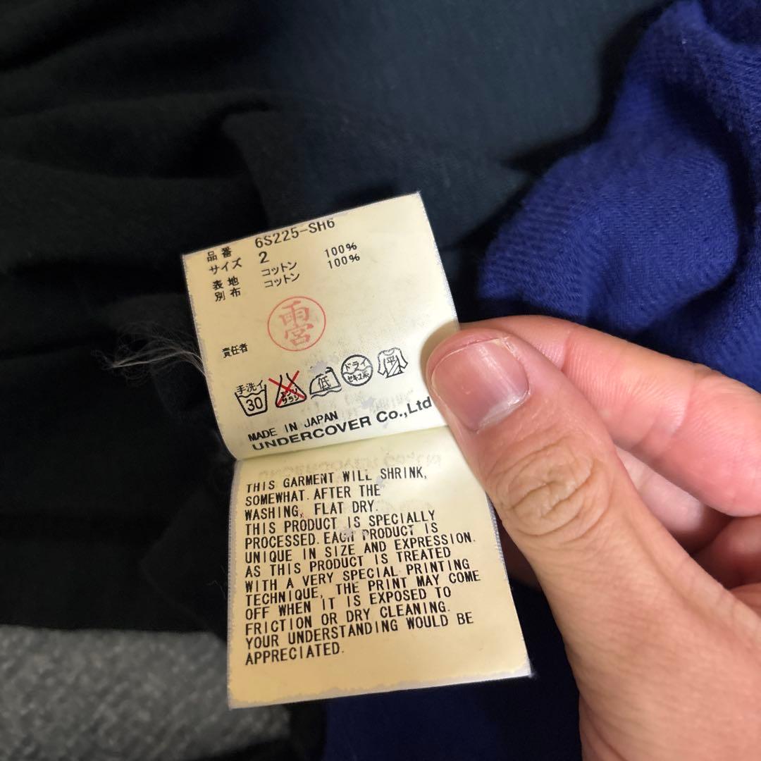 undercover ドッキング チェックシャツ ネルシャツ T期